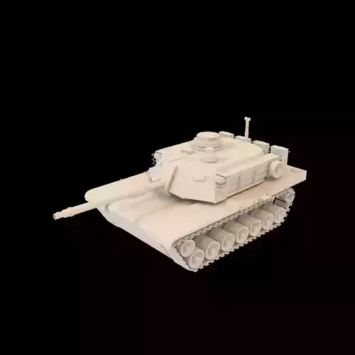 3d Low poly Tank