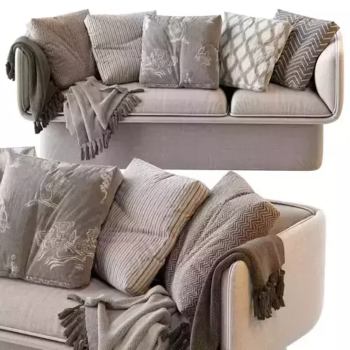  Sofa Block Sofa By Missana 3D model