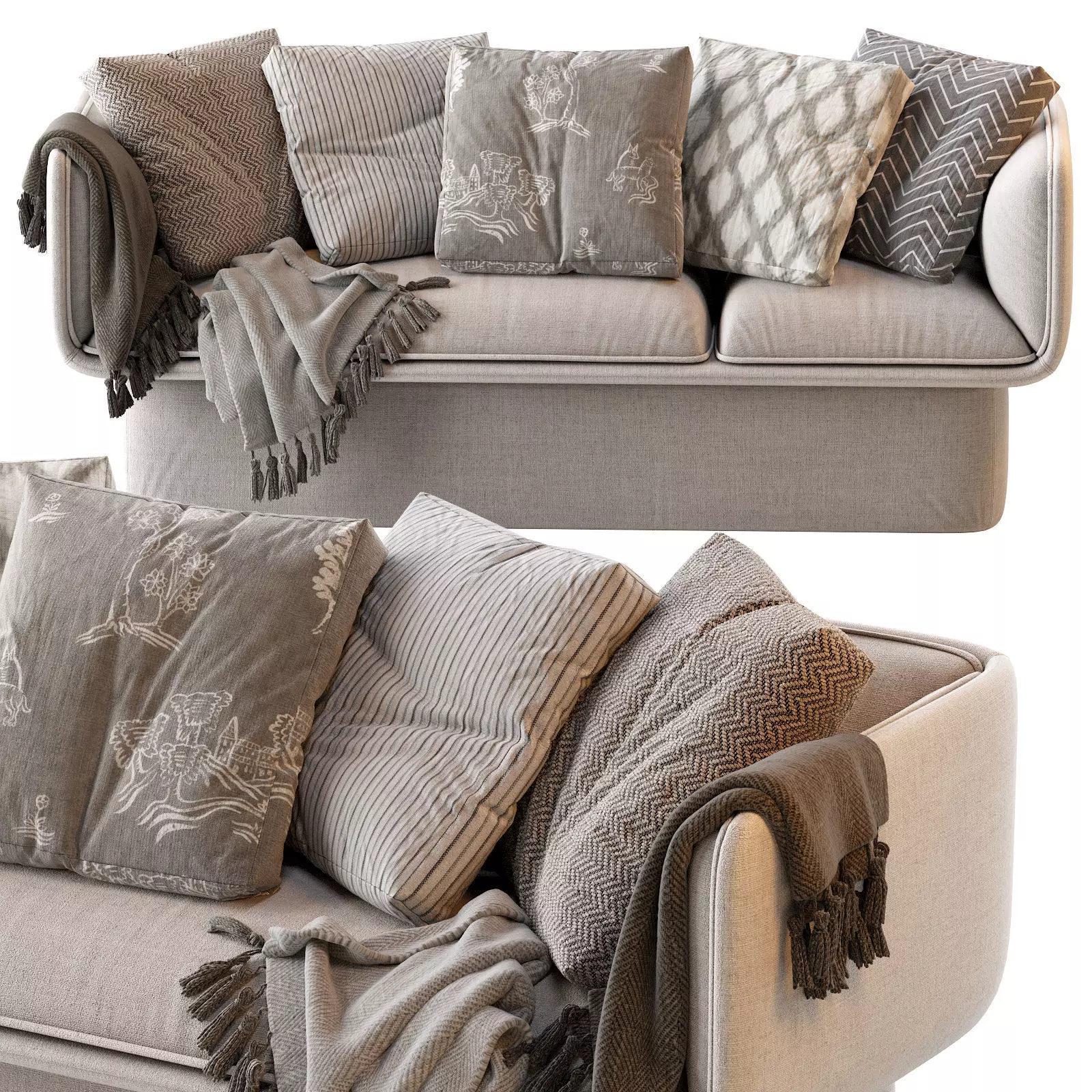  Sofa Block Sofa By Missana 3D model_0