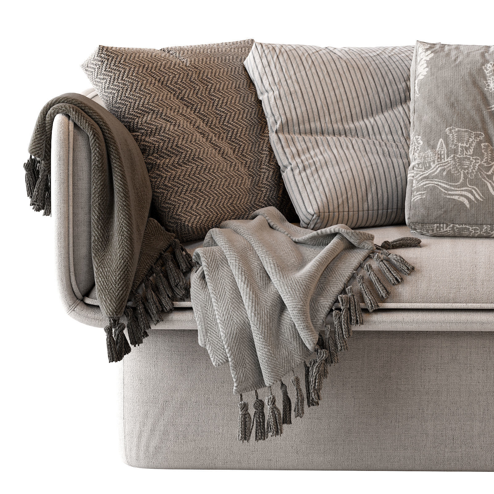  Sofa Block Sofa By Missana 3D model_4