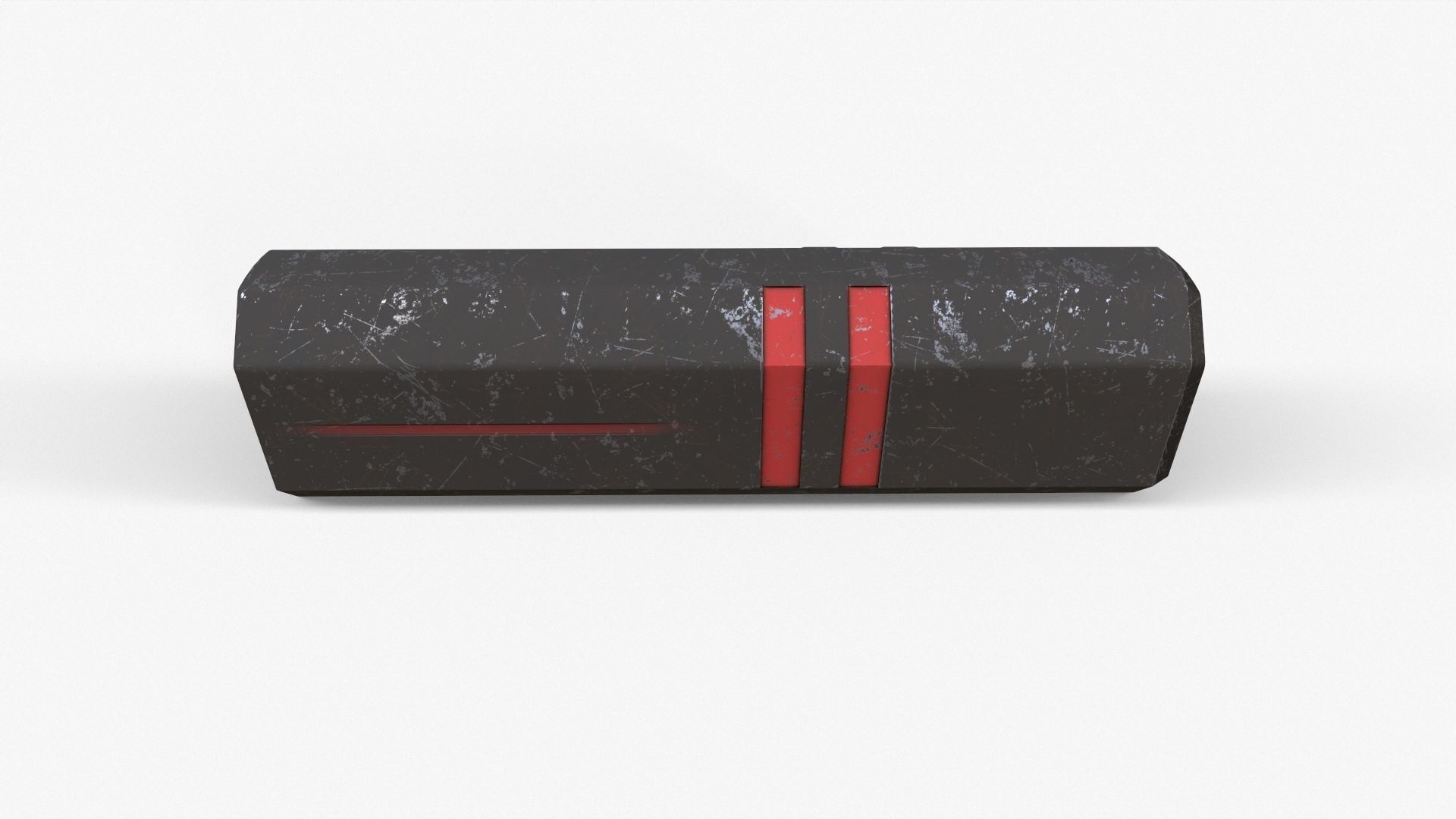 Silencer V3 Low-poly 3D model_8