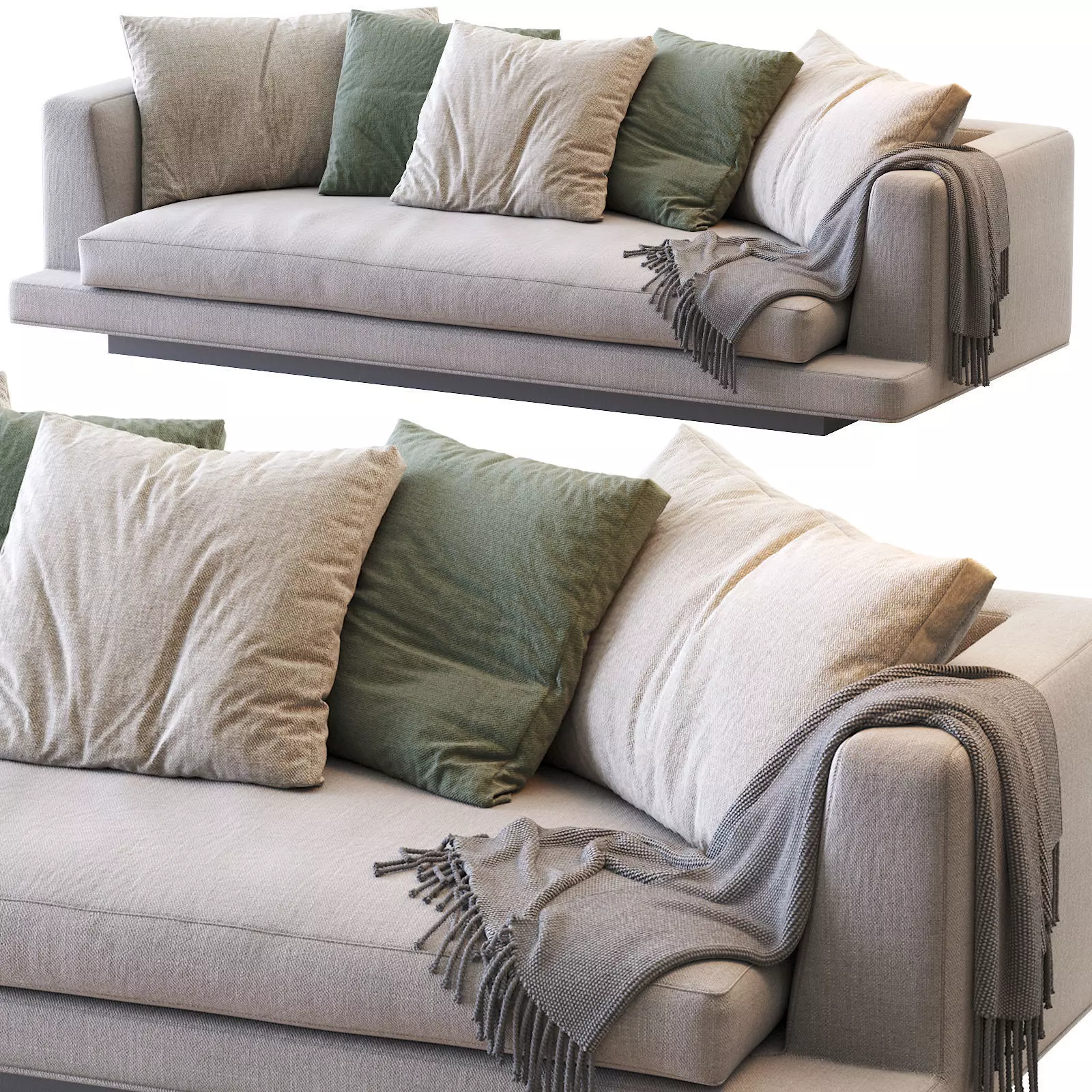 Aurae Maxalto Sofa 3D model_0