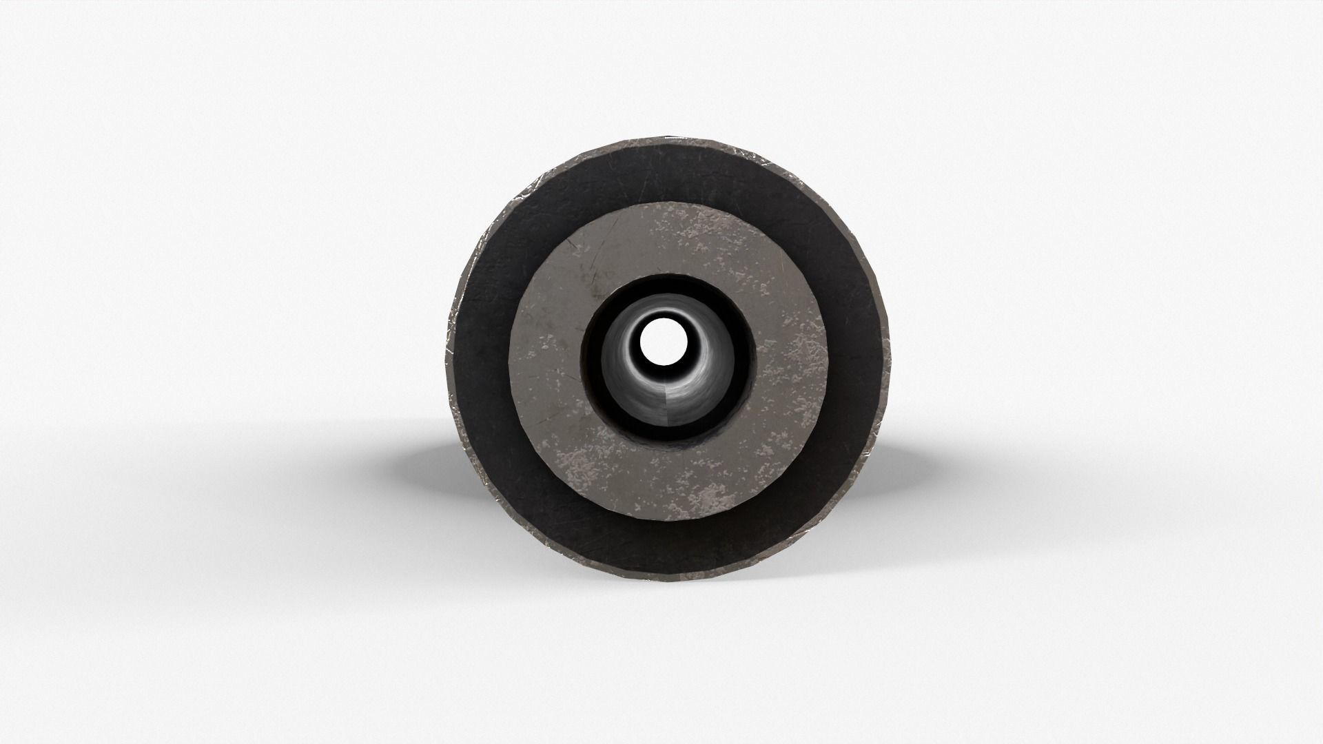 Silencer V4 Low-poly 3D model_4