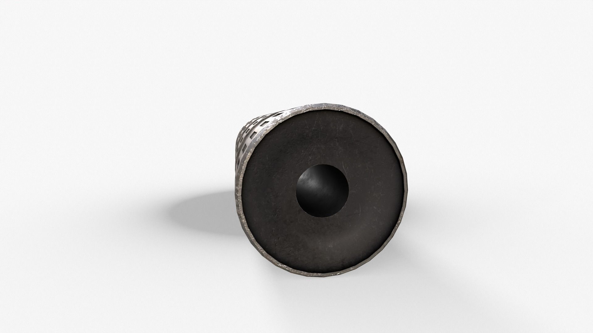 Silencer V4 Low-poly 3D model_8