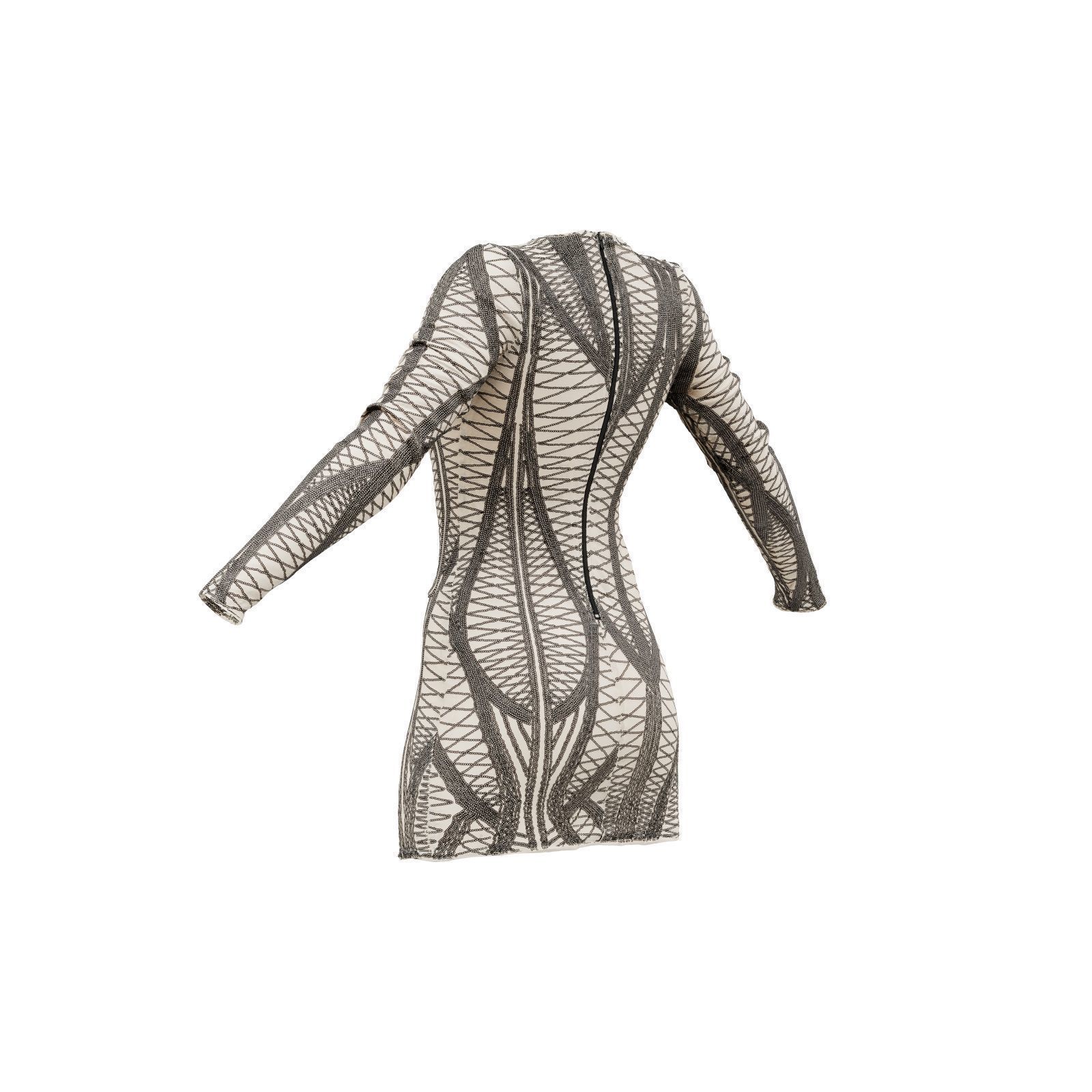 Arc Dress 3D model_5