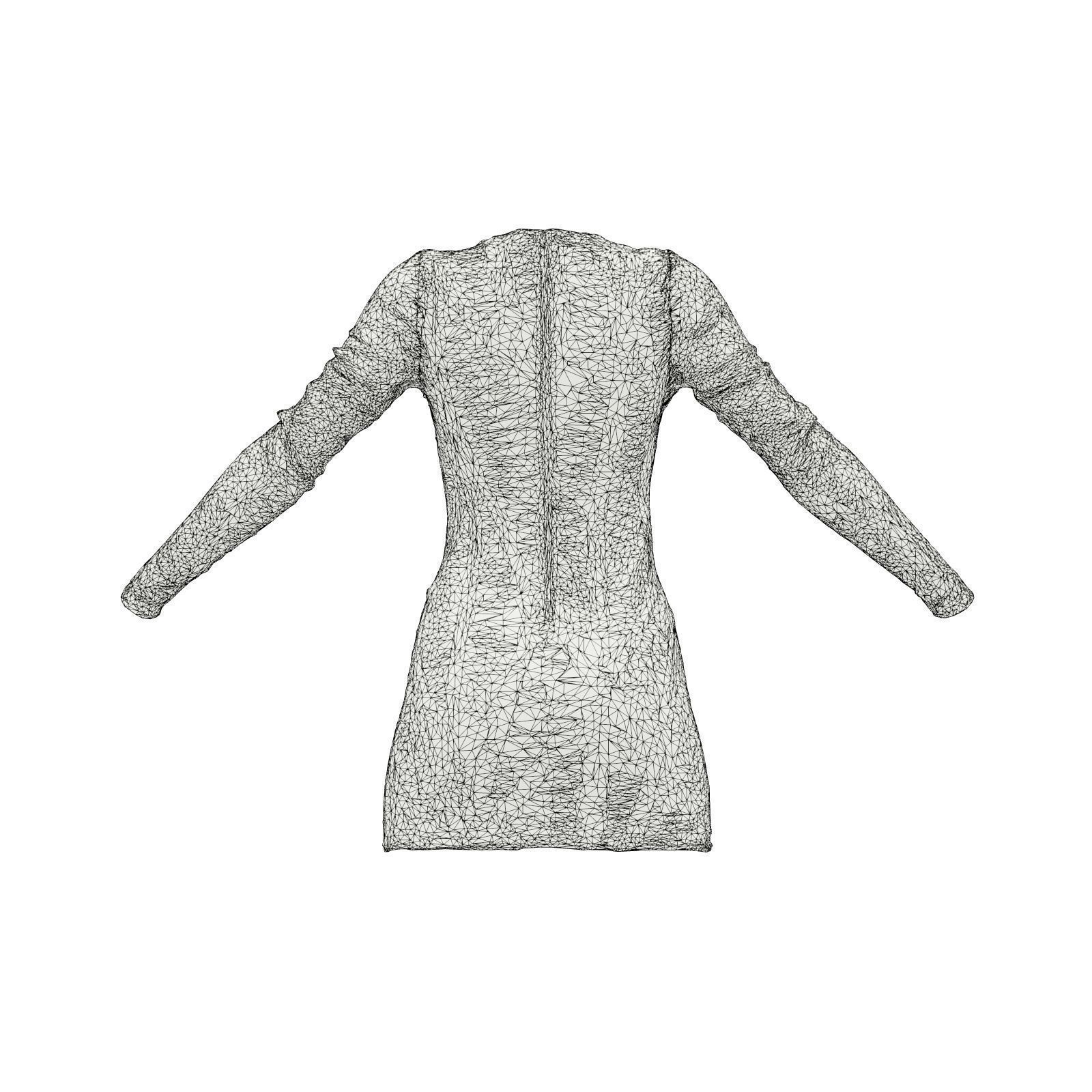 Arc Dress 3D model_6