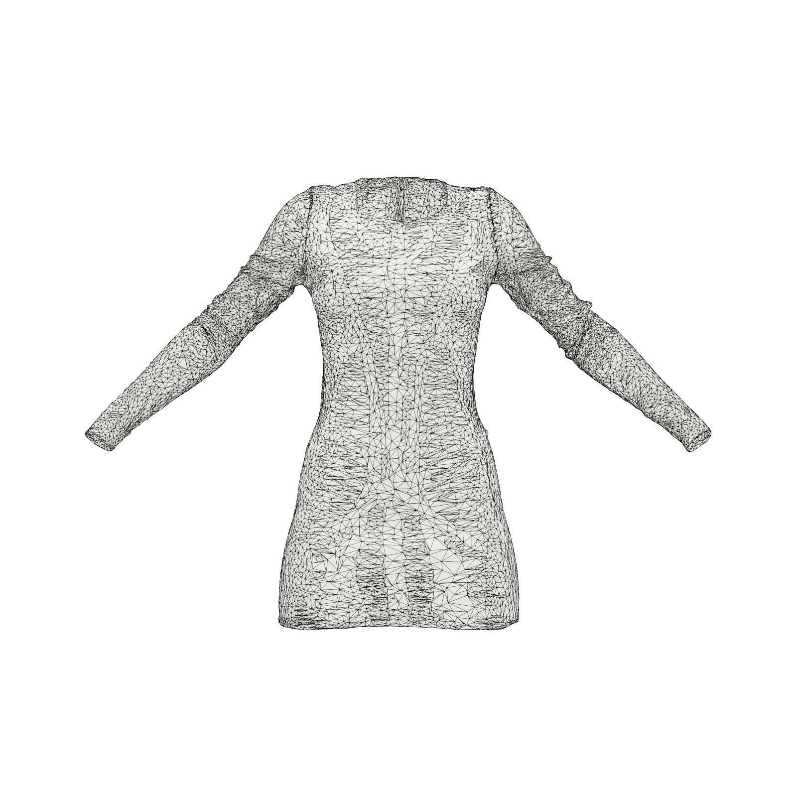 Arc Dress 3D model_12