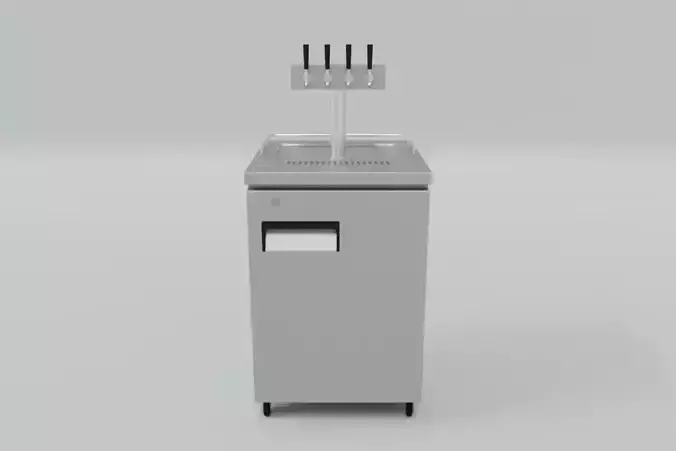 4-Tap Kegerator Beer Fridge