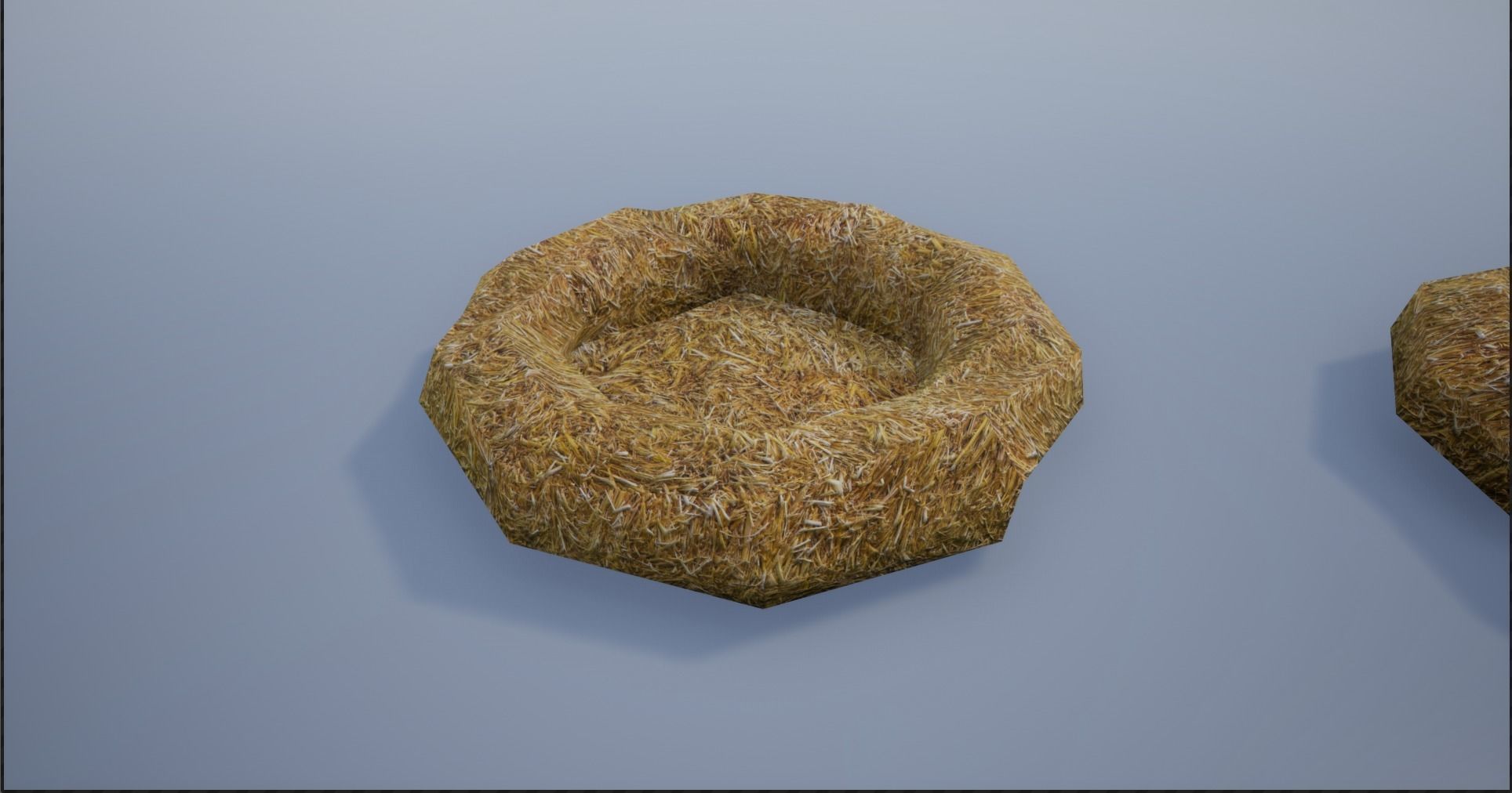Birdnests and Eggs hatched and remains Low-poly 3D model_7