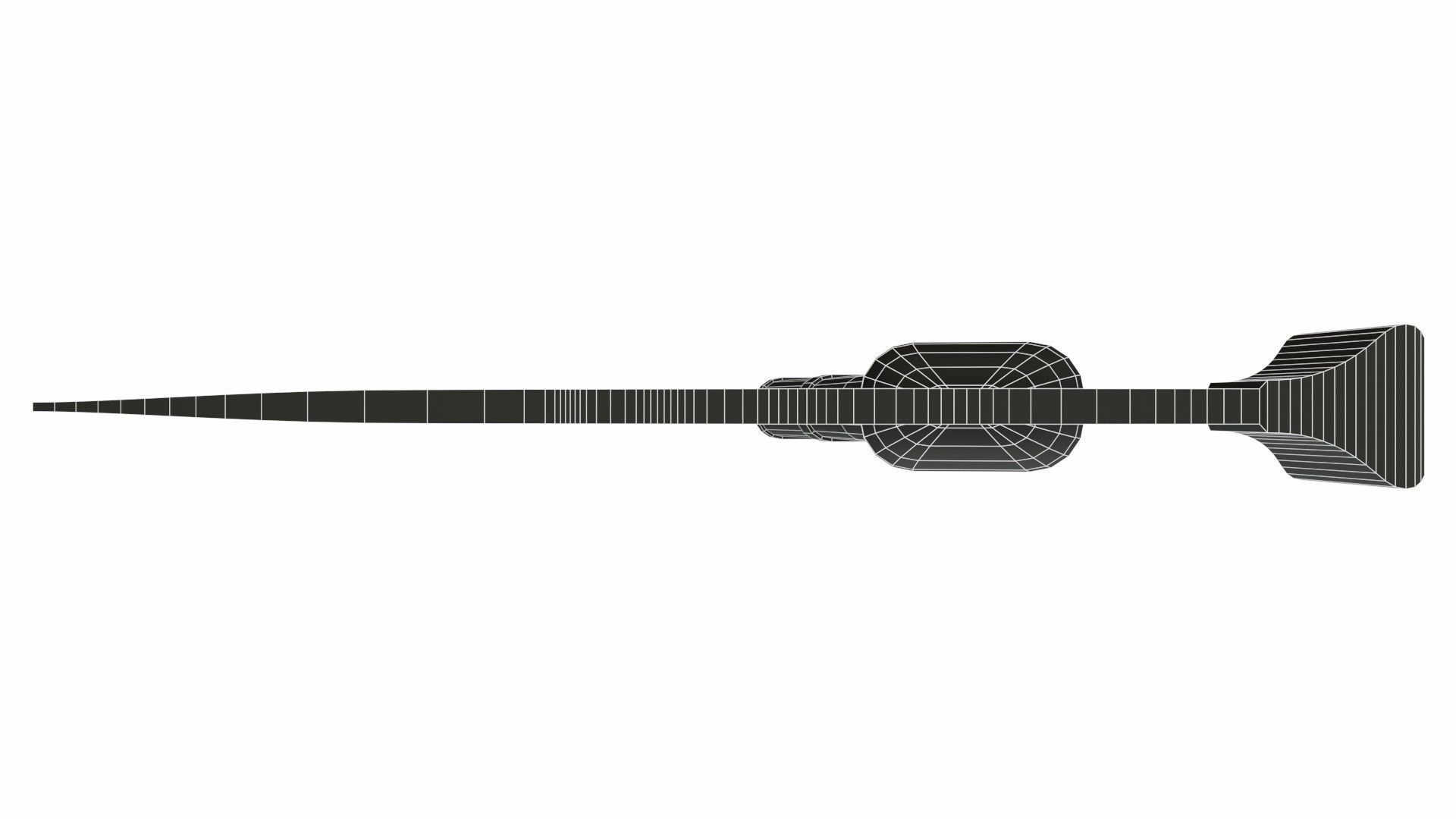 Ice-axe mountaineering axe with handle 3D model_14