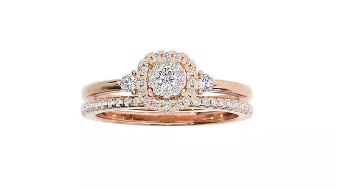 Women solitaire ring 3dm stl render detail 3D print model