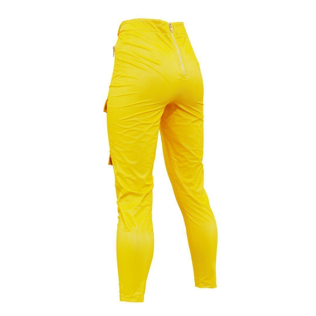 Bags And Zippers Vinyl Trousers 3D model_17