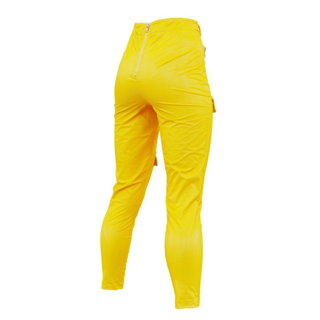 Bags And Zippers Vinyl Trousers 3D model_15
