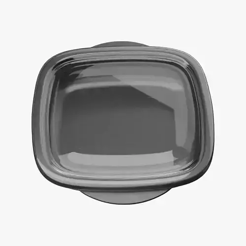 Medium Food Container 3 Low-poly 3D model