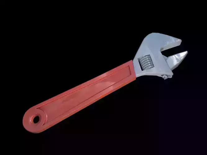 Wrench tool 3D model 3D model