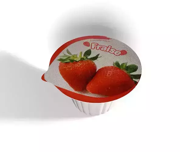 Yogurt Cup 3D Model