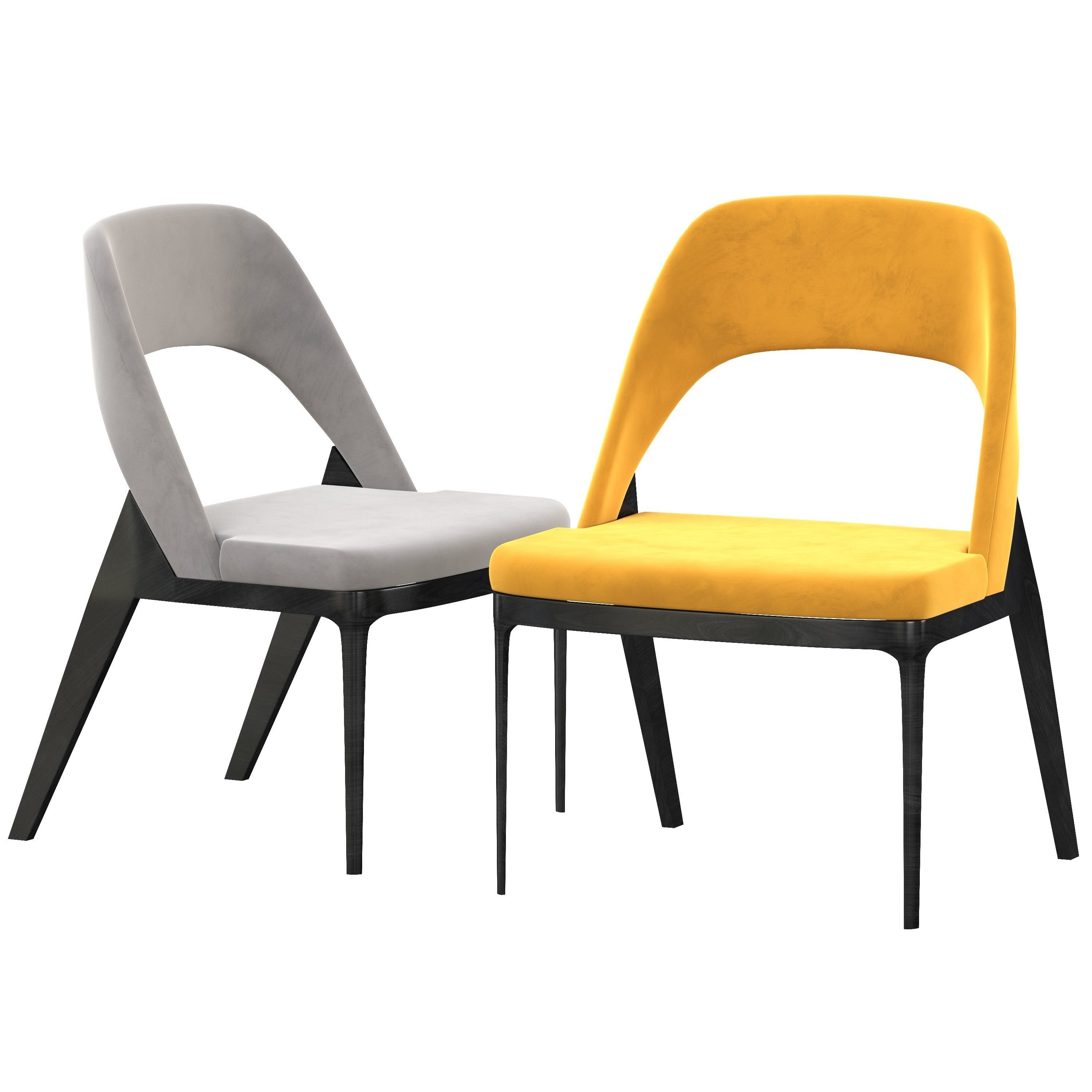 Clamp Chair Clark Table 3D model_1