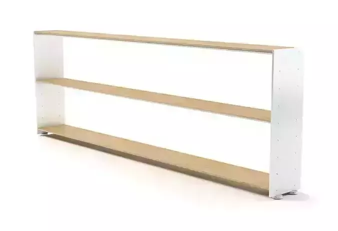 Self Fitting Modular Kitchen Shelf 3D model