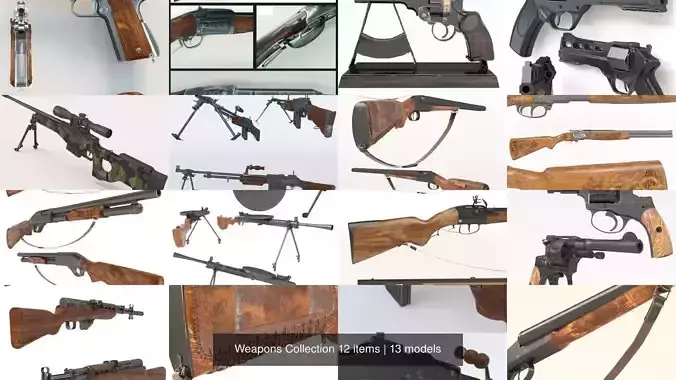 Weapons Collection 12 items 