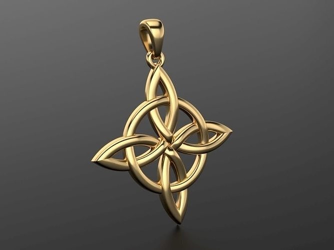 Celtic Knot Pendant 3D print model