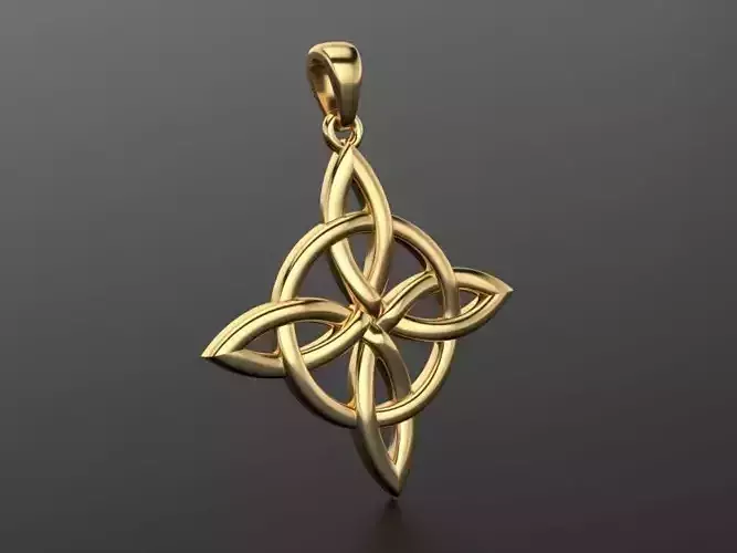Celtic Knot Pendant 3D print model
