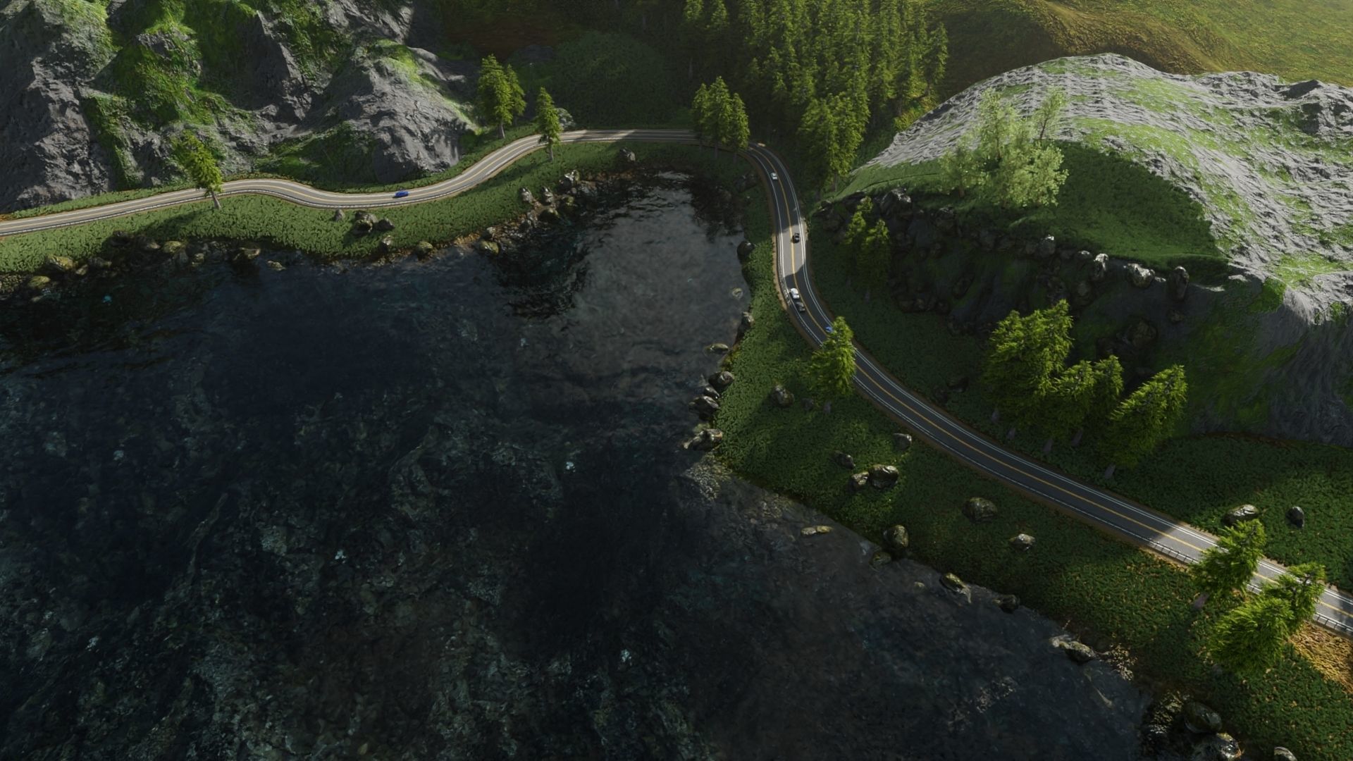 Highway Scene 3D model_8