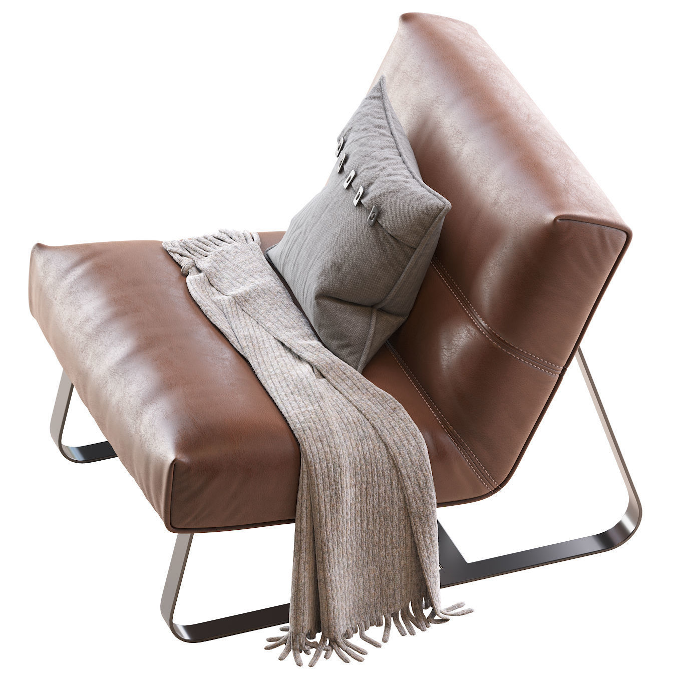 Loft Armchair 3D model_1