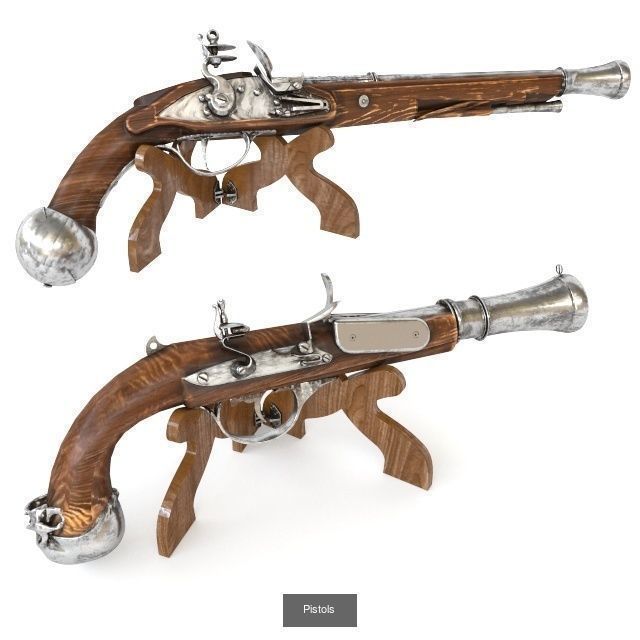 Old weapon colllection 3D Model Collection_7