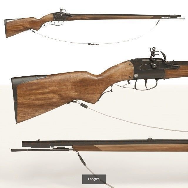 Old weapon colllection 3D Model Collection_6