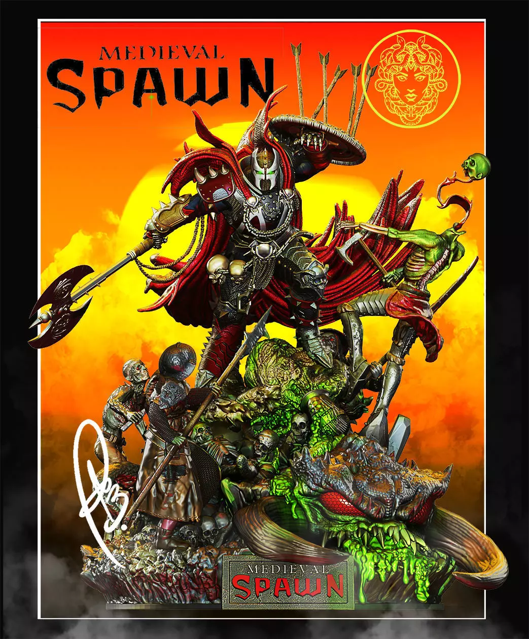 MEDIEVAL HELLSPAWN BY CREATIVE GEEK MB 3D print model_0