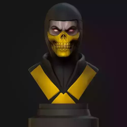 Scorpion Mortal Kombat Bust
