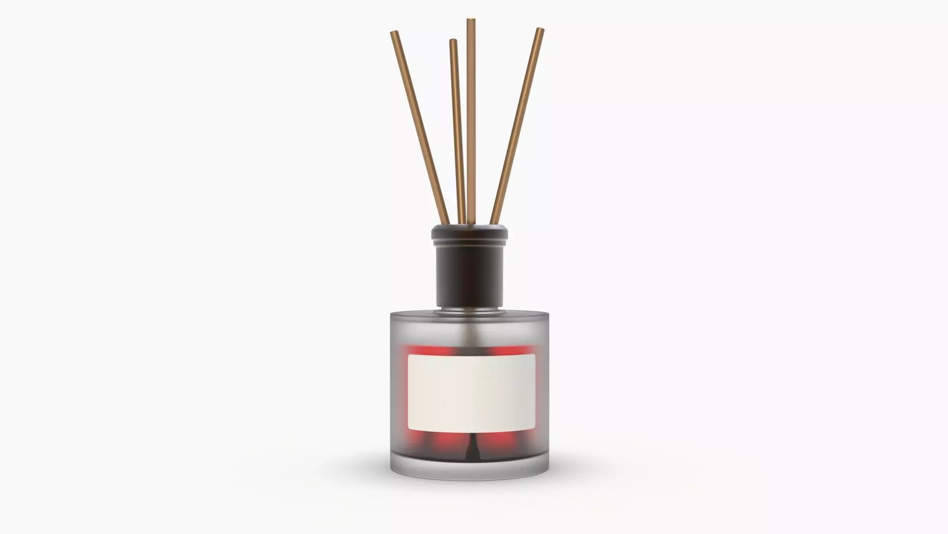 Frosted Glass Diffuser Bottle 3D model_0