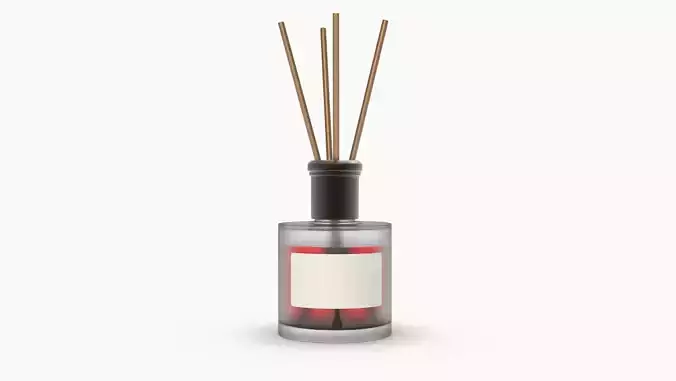 Frosted Glass Diffuser Bottle 3D model