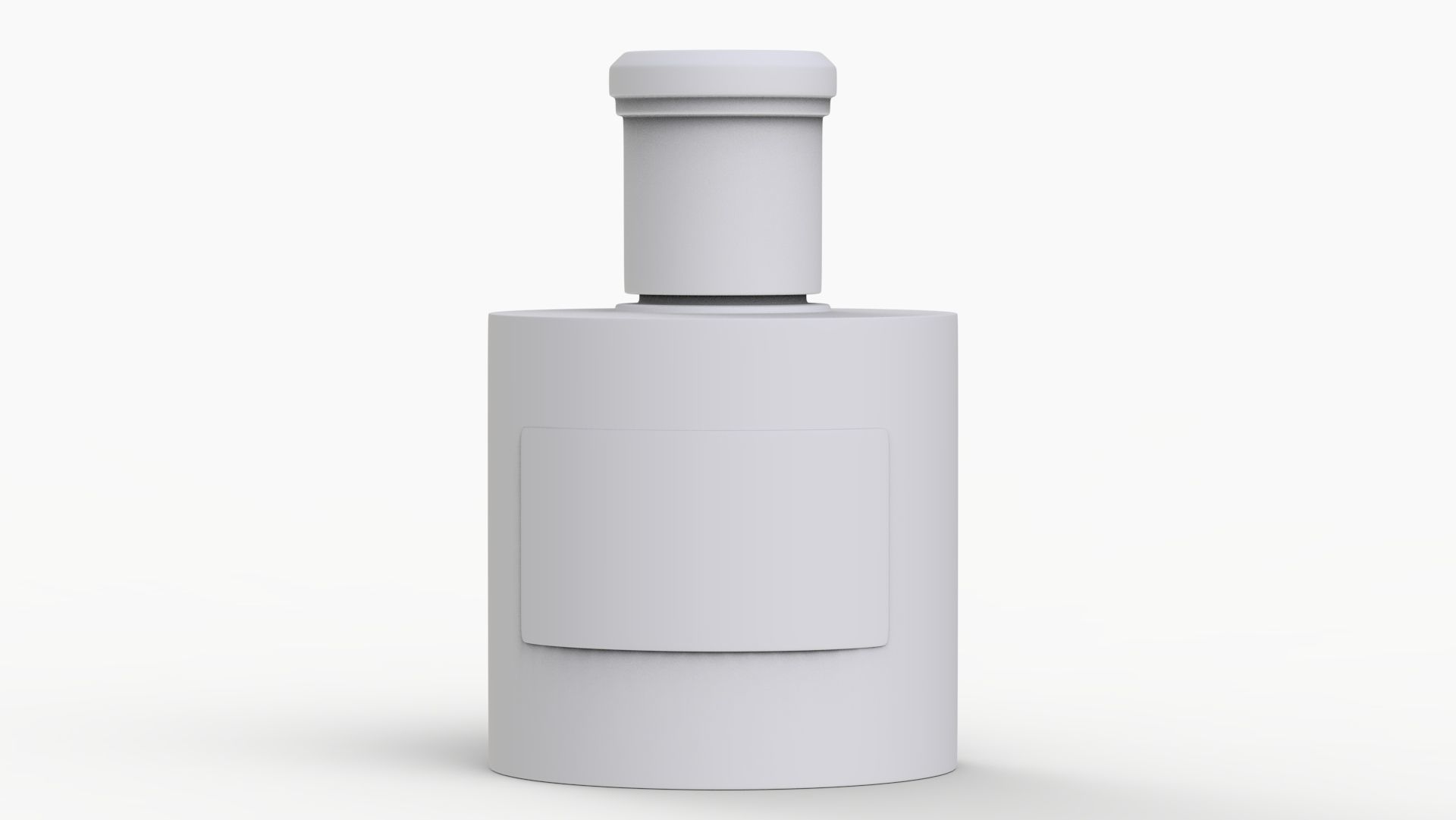 Frosted Glass Diffuser Bottle 3D model_12
