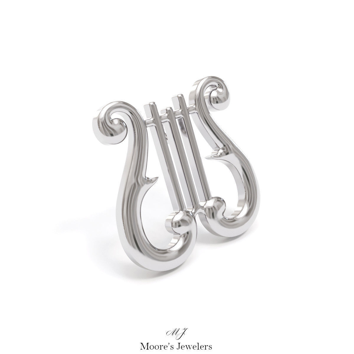 Musical Stand Pendant 3d Model 3D print model_2