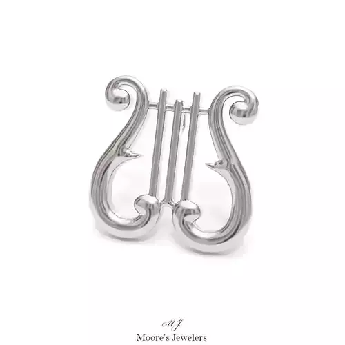 Musical Stand Pendant 3d Model