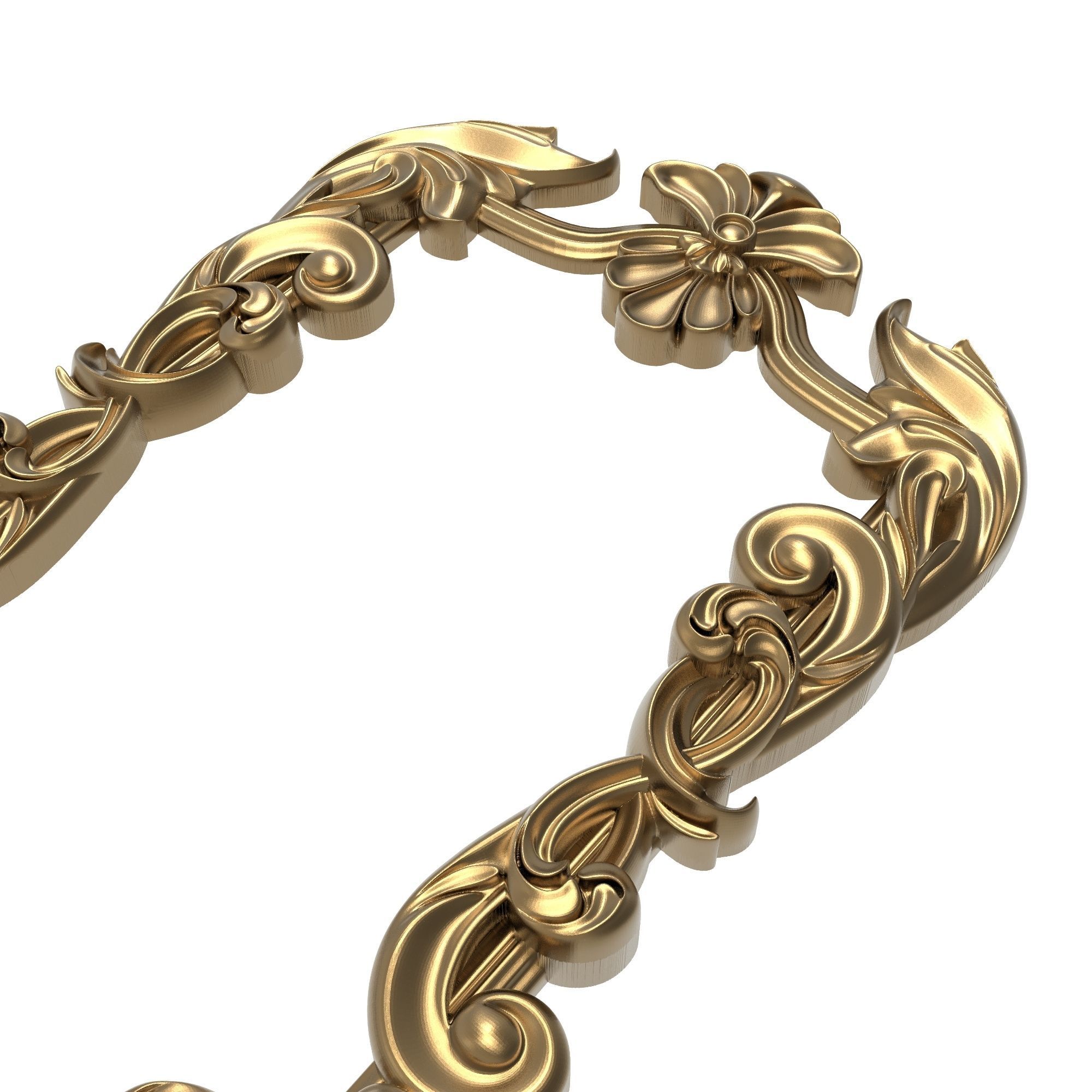 Carved Picture Frame 3D model_5