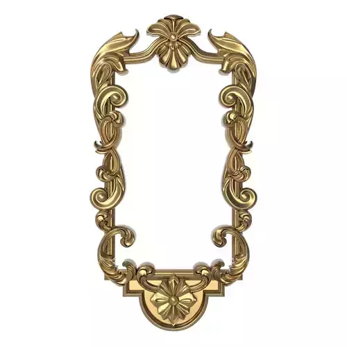 Carved Picture Frame 3D model