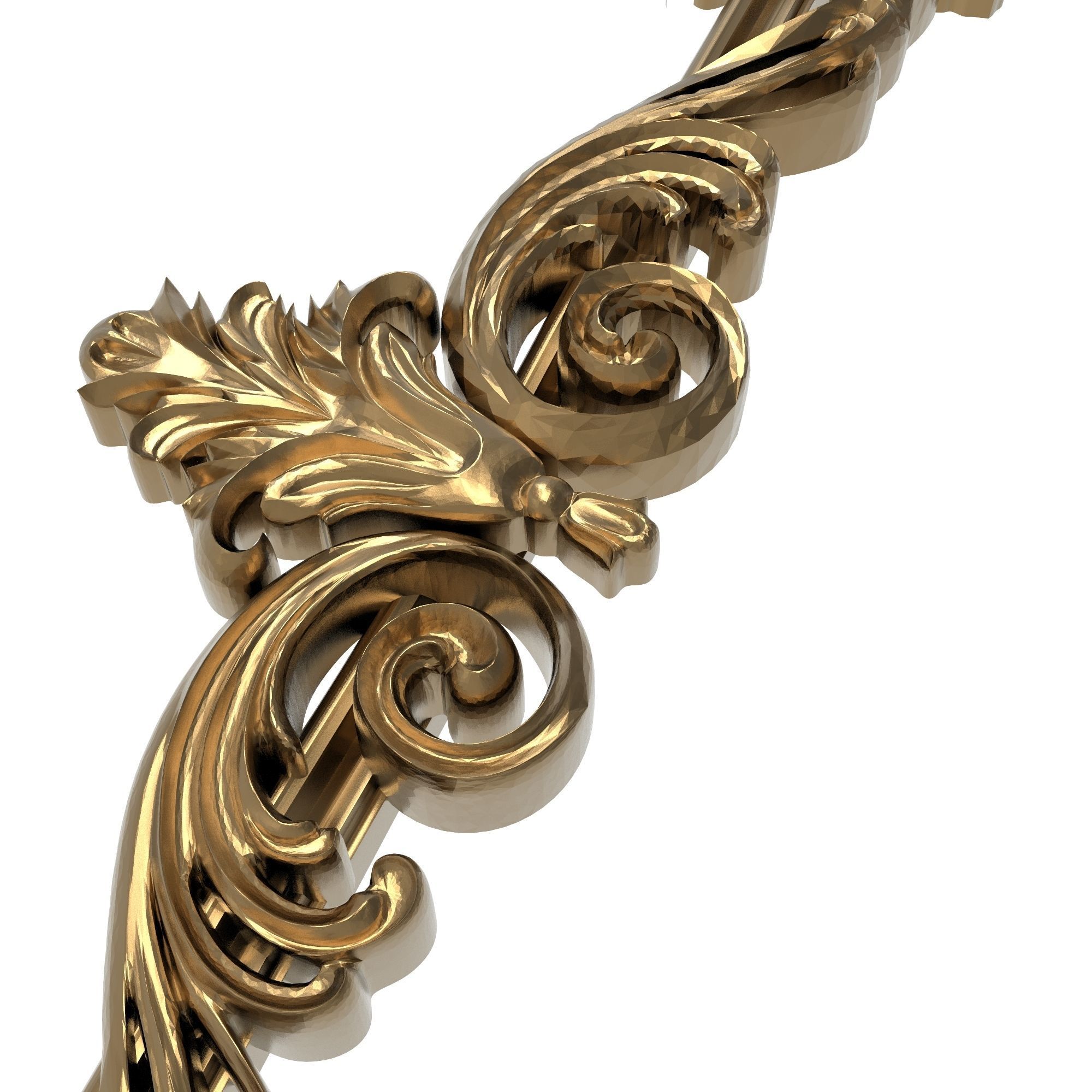 Carved Picture Frame 3D model_2