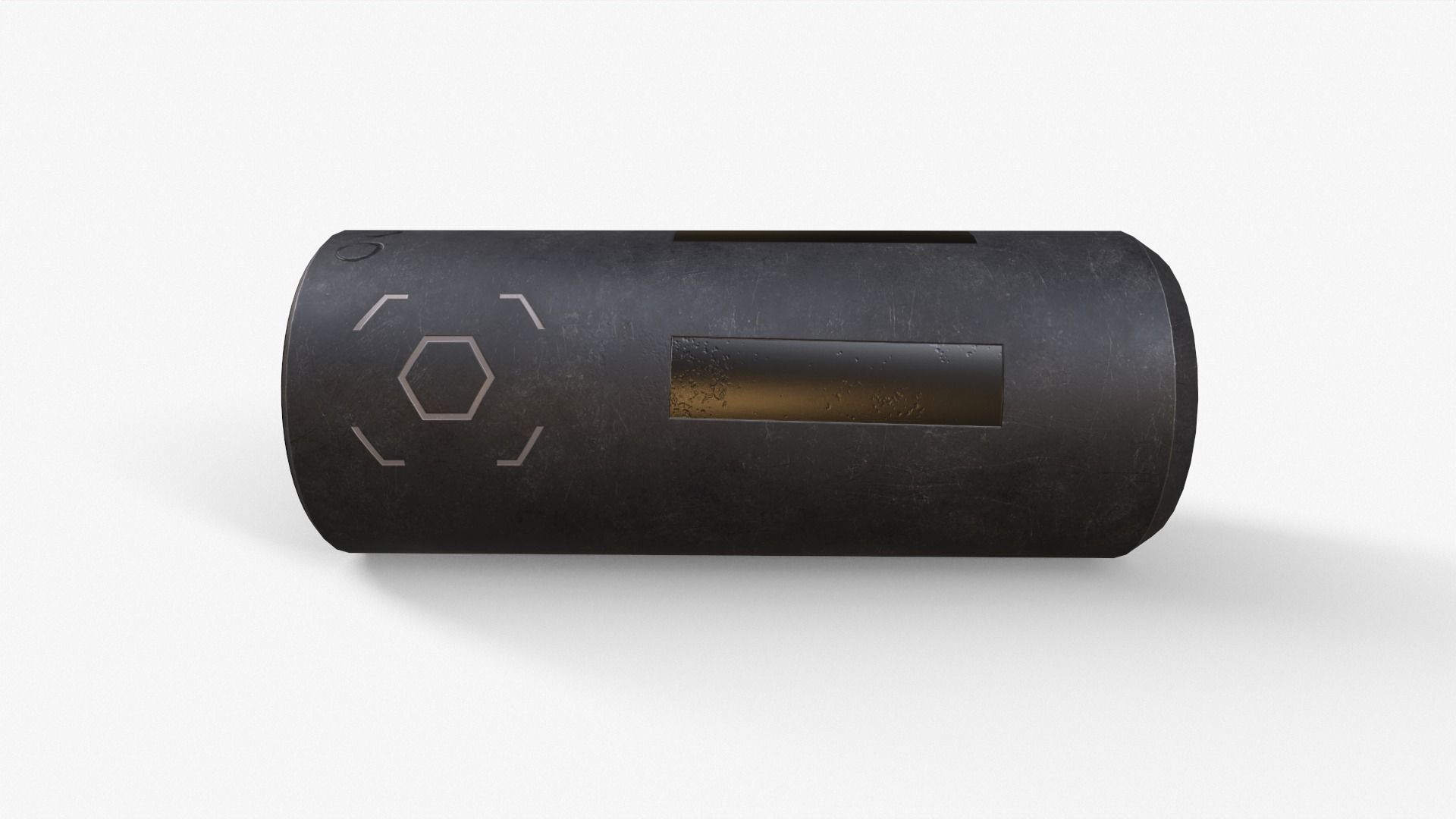 Silencer V5 Low-poly 3D model_12