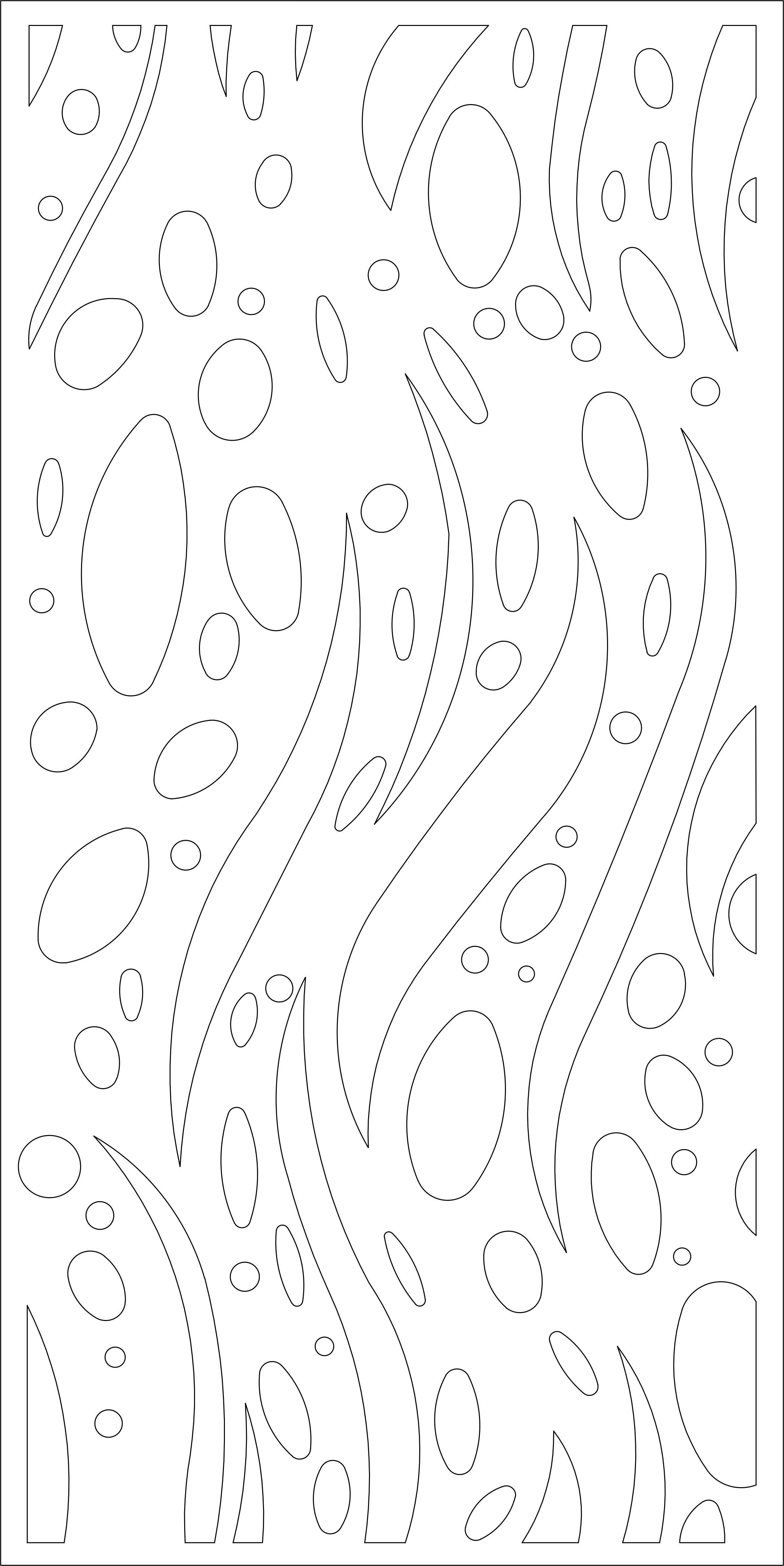 Partition three wooden panels 3D model_4