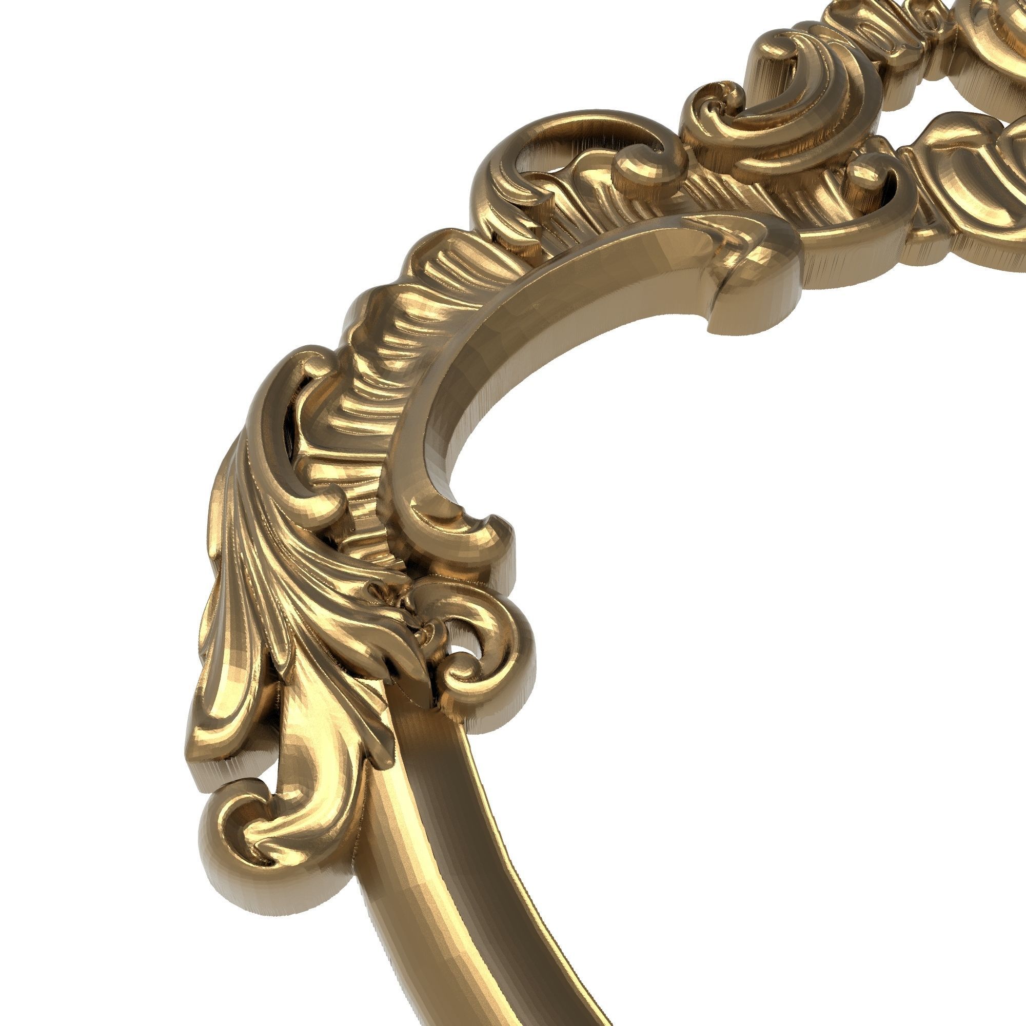 Carved Picture Frame 3D model_2