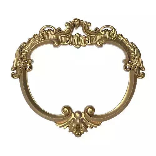 Carved Picture Frame 3D model
