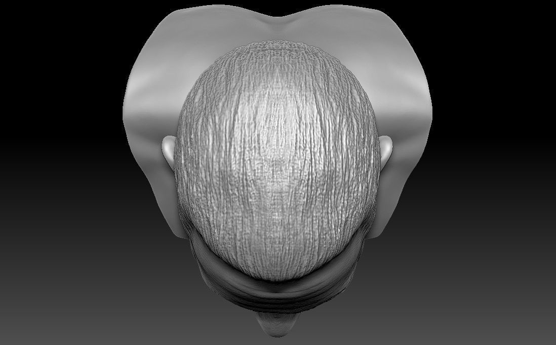 Tom Hardy bust 3D printing ready stl obj formats 3D print model_15