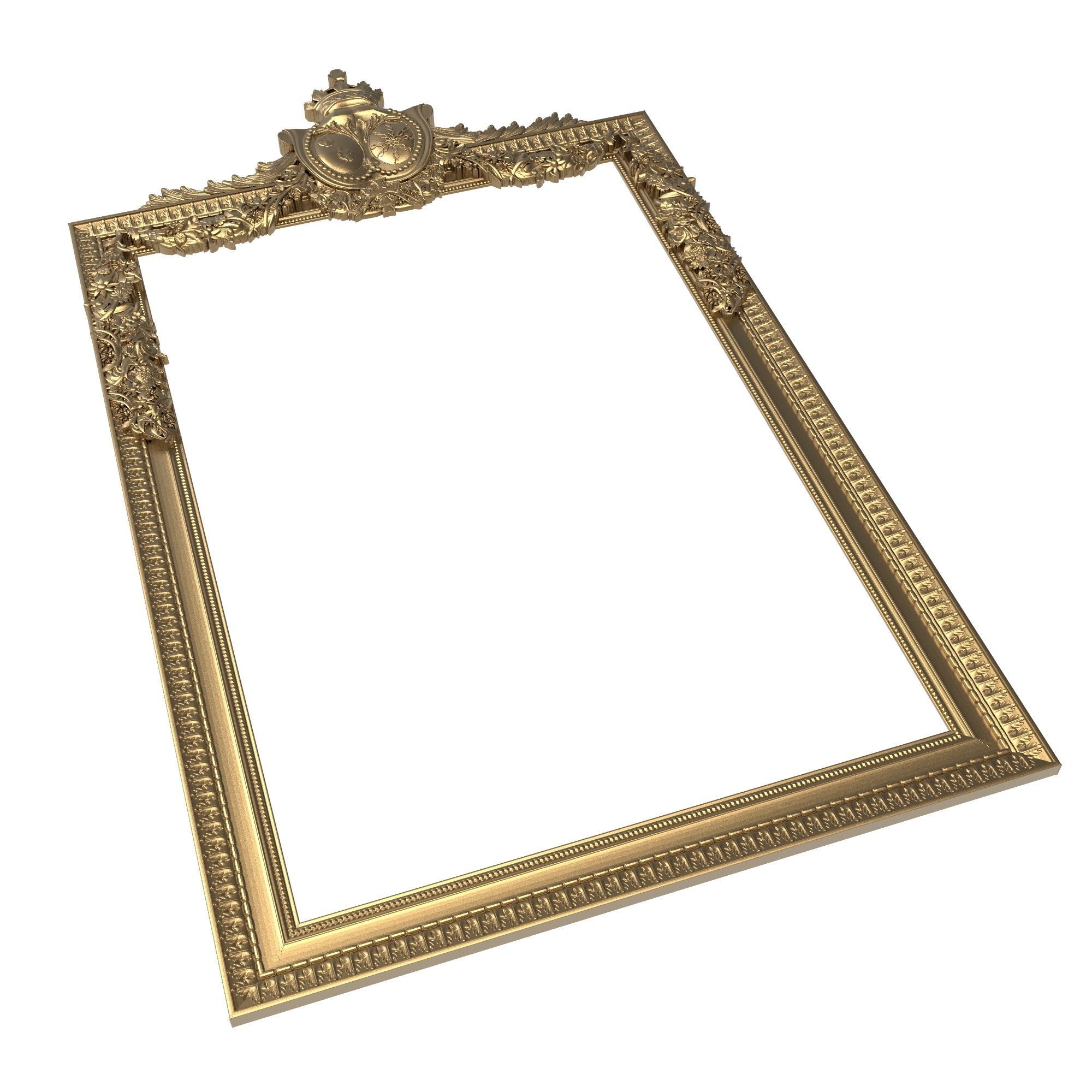 Carved Picture Frame 3D model_5