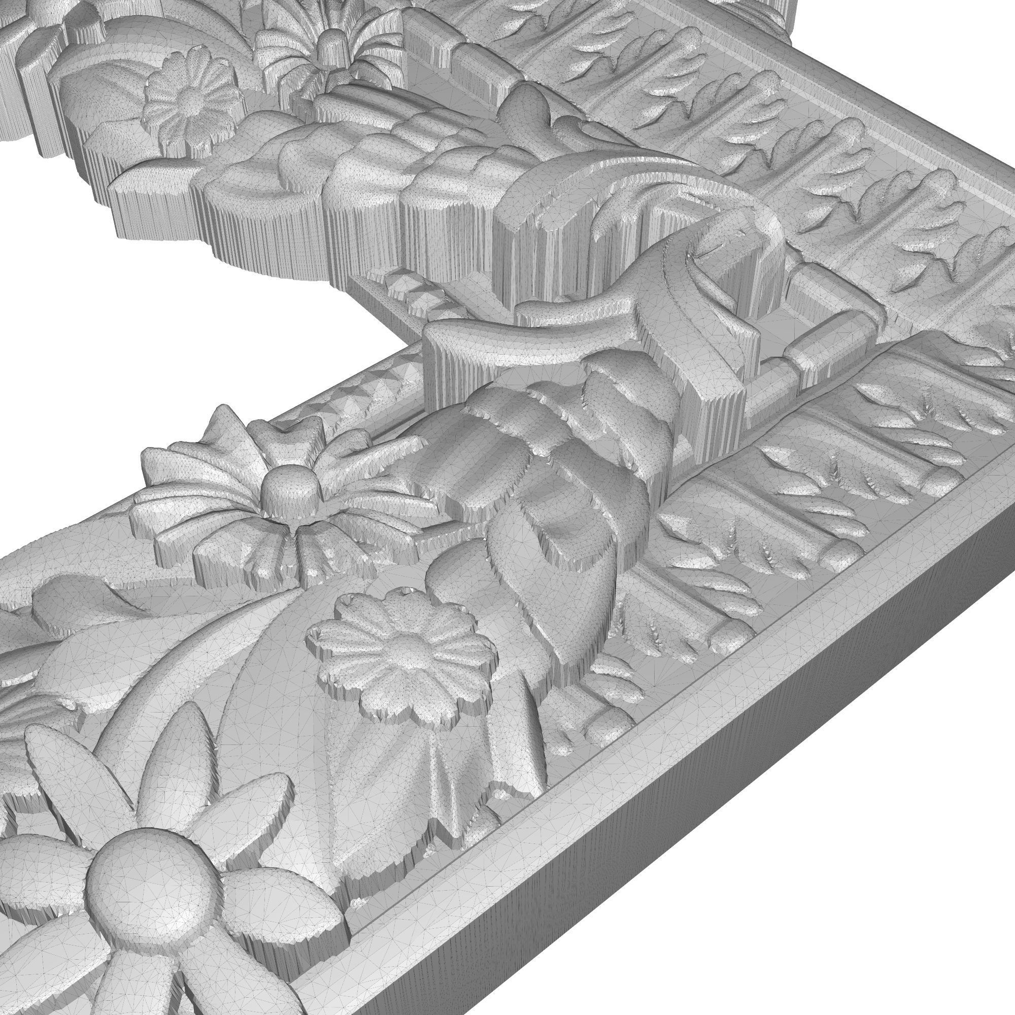 Carved Picture Frame 3D model_10