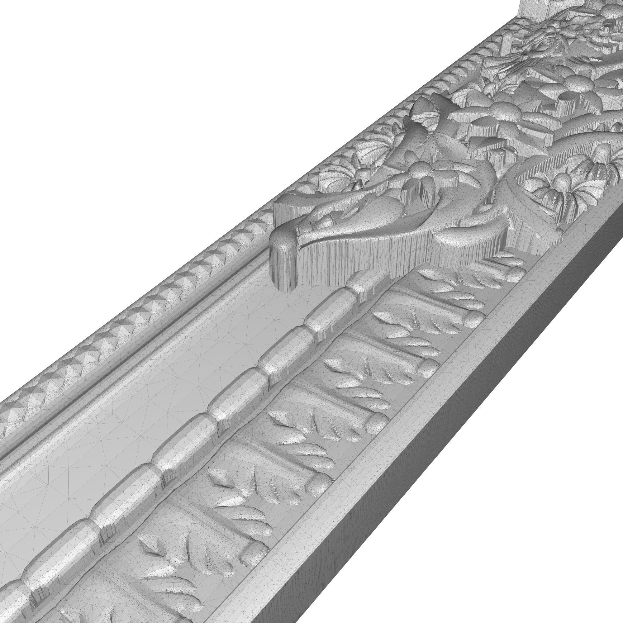 Carved Picture Frame 3D model_11