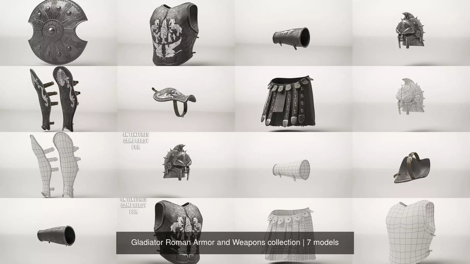 Gladiator Roman Armor and Weapons collection _0