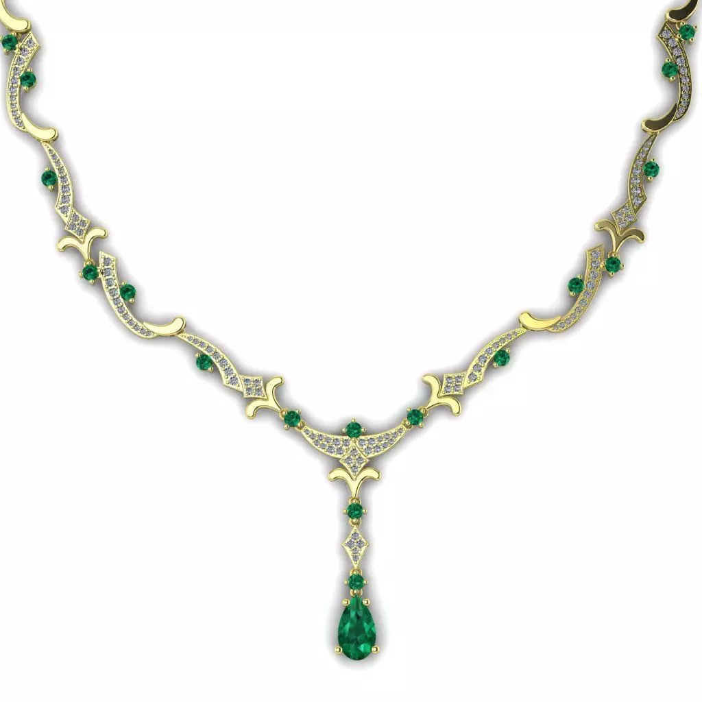 1 A Beautiful necklace 3D print model_0