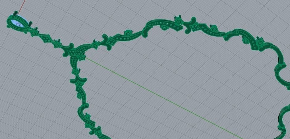 1 A Beautiful necklace 3D print model_5